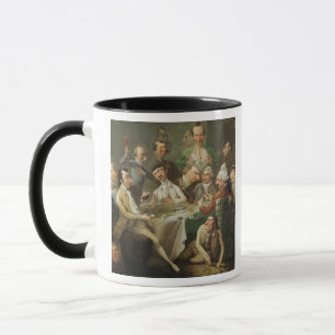 A Caricature Group, c.1776 (oil on canvas) Mug
