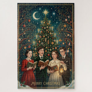 A Carol Beneath the Crescent Moon Jigsaw Puzzle