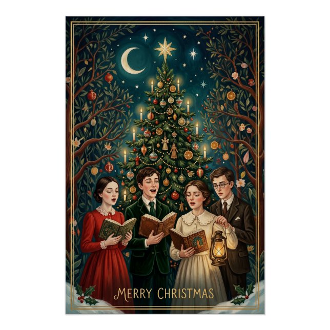 A Carol Beneath the Crescent Moon Poster (Front)