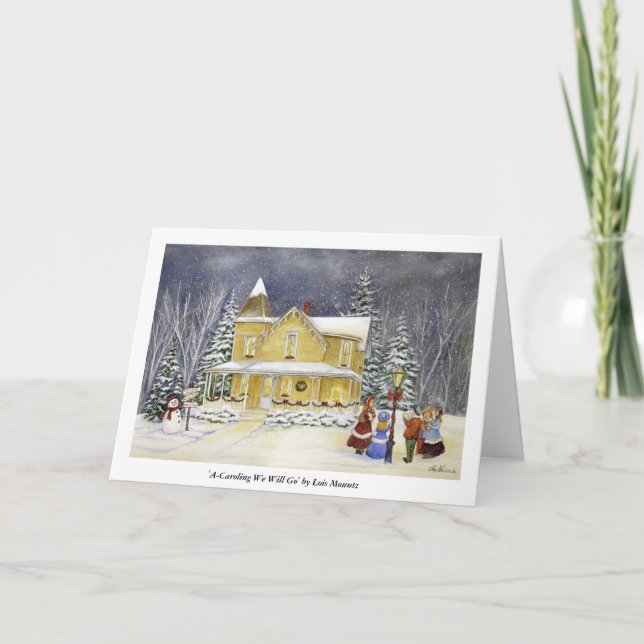 A-Caroling We Will Go Holiday Card (Front)