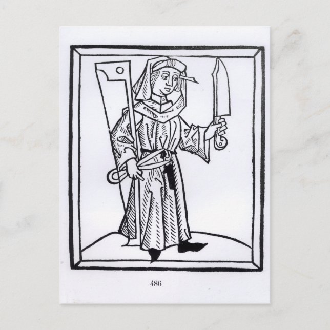 A Carpenter Postcard (Front)