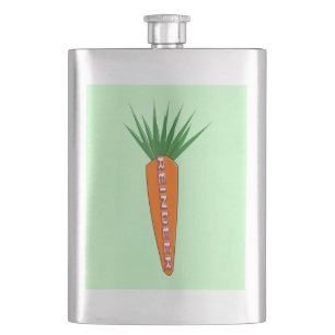 A Carrot for Christmas Reindeer Flasks
