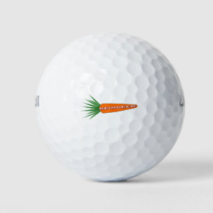 A Carrot for Christmas Reindeerl Golf Ball