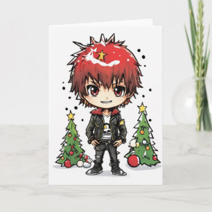 a cartoon christmas card