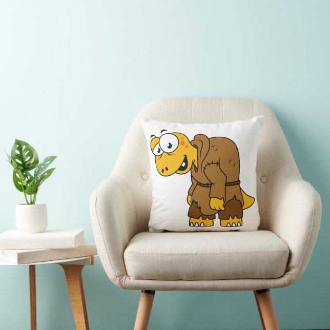 A Cartoon Dinosaur Hunchback. Cushion (Chair)