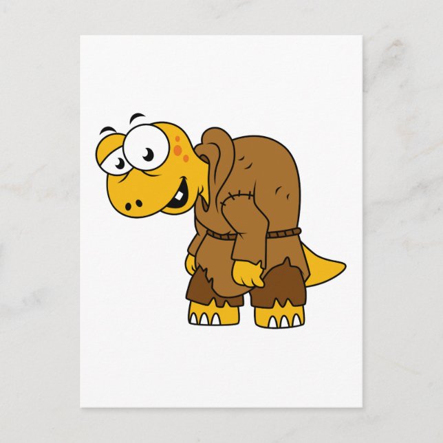 A Cartoon Dinosaur Hunchback. Postcard (Front)