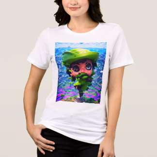 A Cartoonist Character Tri-Blend Shirt
