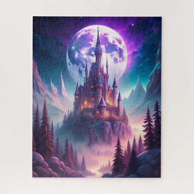 A Castle in Winter Jigsaw Puzzle (Vertical)