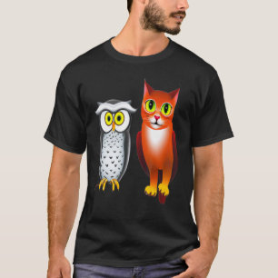 A CAT AND AN OWL 4 T-Shirt