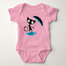 A cat baby bodysuit