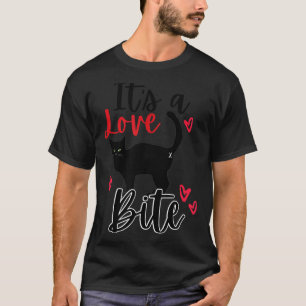 A Cat Bite Means Love, Kitty Valentines T-Shirt