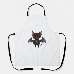 A cat demon on Halloween night Classic T-Shirt Apron