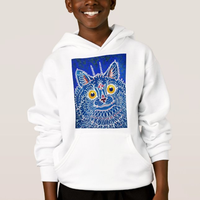 A cat in gothic style by Louis Wain  (Front)