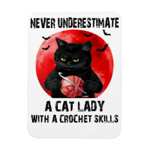 A Cat Lady Refrigerator Magnet