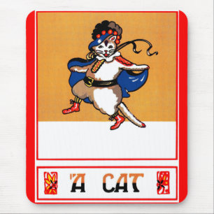 A Cat Mouse Pad