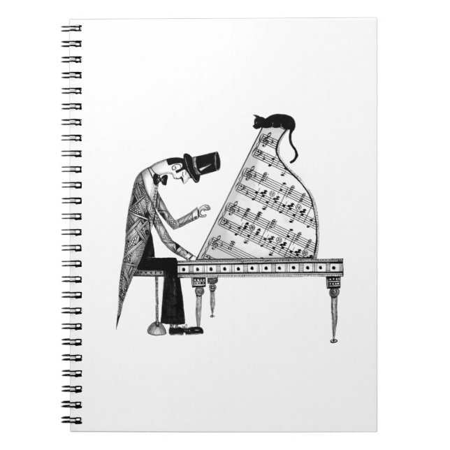 A cat named Sonata Notebook (Front)