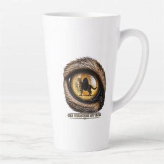A Cat’s Eyes Never Lie Latte Mug