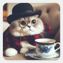 A Cat Wearing a Monocle