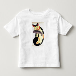 A cat with a fish in its mouth, from the Rudyard K Toddler T-Shirt