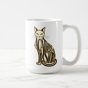 A Cat with a Story Coffee Mug