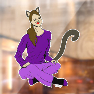 a catgirl
