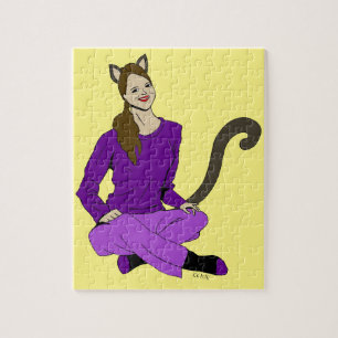 a catgirl jigsaw puzzle