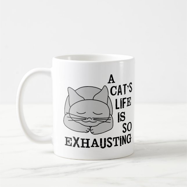 A Cat's Life Coffee Mug (Left)