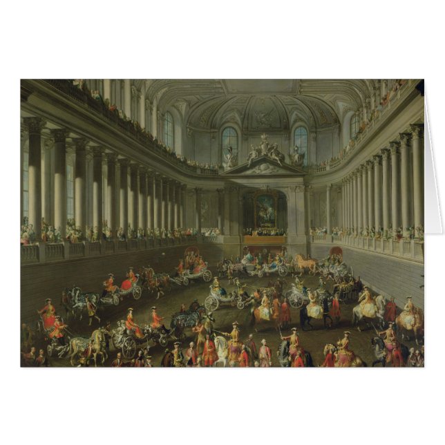 A Cavalcade in the Winter Riding School (Front Horizontal)
