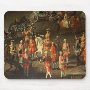 A Cavalcade in the Winter Riding School Mouse Pad