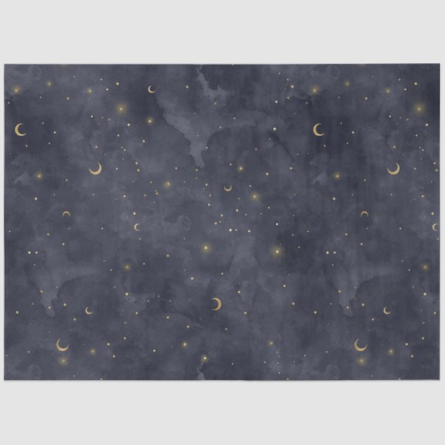 A Celestial Starry Night Series Design 12 Tissue Paper (Front)