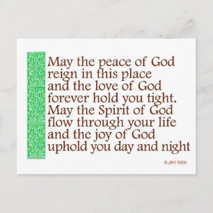 A Celtic Blessing Postcard