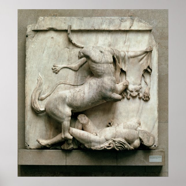 A Centaur triumphing over a Lapith Poster (Front)