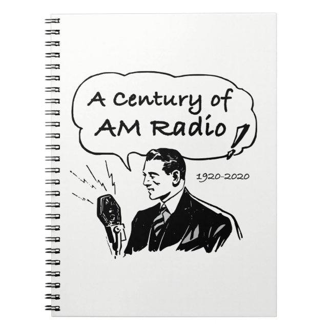 A Century of AM Radio Broadcasting Notebook (Front)