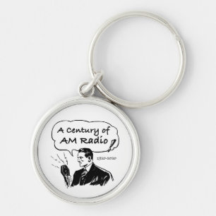 A Century of AM Radio Key Ring