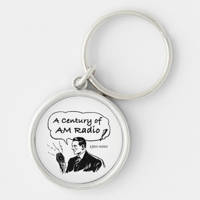 A Century of AM Radio Key Ring (Front)
