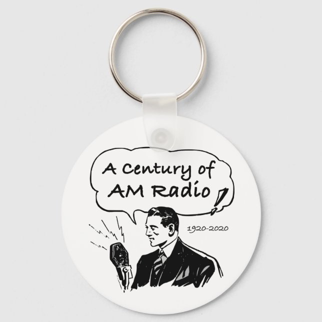 A Century of AM Radio Key Ring (Front)