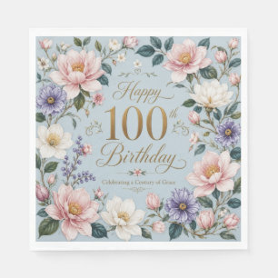 A Century of Blooming Grace Napkin