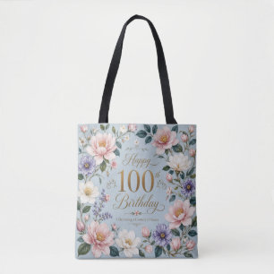 A Century of Blooming Grace Tote Bag