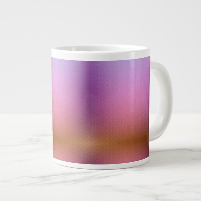A ceramic mug with a gradient design (Front Right)
