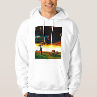 A certain galaxy's star... a home with a large tre hoodie