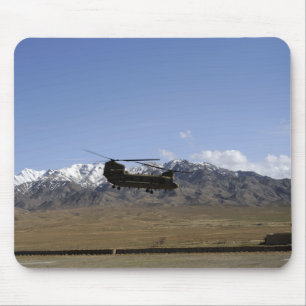A CH-47 Chinook takes off Mouse Pad