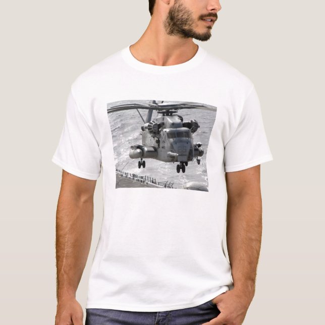 A CH-53E Super Stallion helicopter T-Shirt (Front)