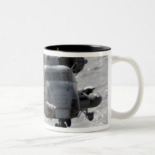 A CH-53E Super Stallion helicopter Two-Tone Coffee Mug