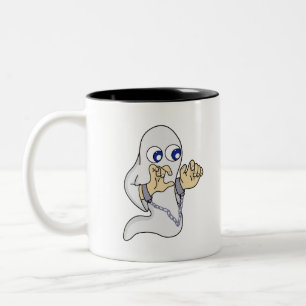 A Chained Ghost Two-Tone Coffee Mug