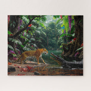 “A Chance Encounter” – Colourful Wildlife Portrait Jigsaw Puzzle