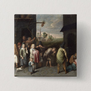 A Charivari 15 Cm Square Badge