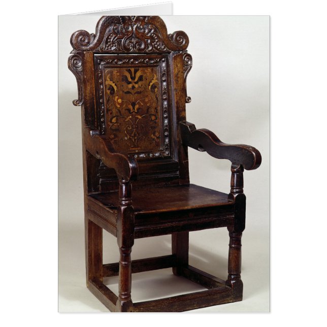 A Charles I armchair, mid 1600s (Front)