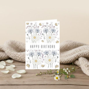 A charming birthday greeting card