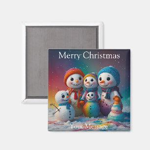 A charming Christmas themed Fridge Magnet