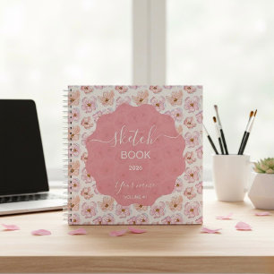 A charming spring-themed sketchbook! notebook